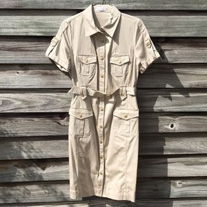 Calvin Klein Safari dress 8